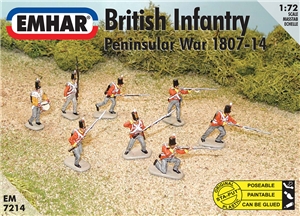 PKEM7214 British Infantry - Peninsular War Figures