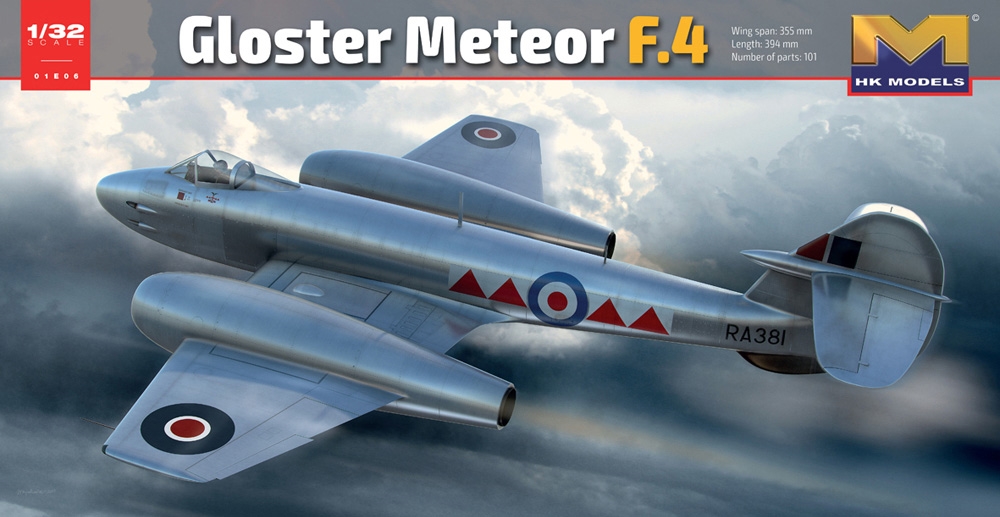 British Royal Air Force Gloster Meteor F.4 Fighter Aircraft