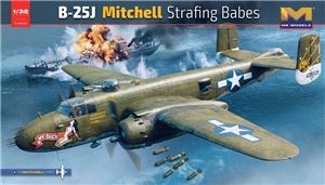 USAAF B-25J Mitchell 'Strafing Babes' Bomber Aircraft