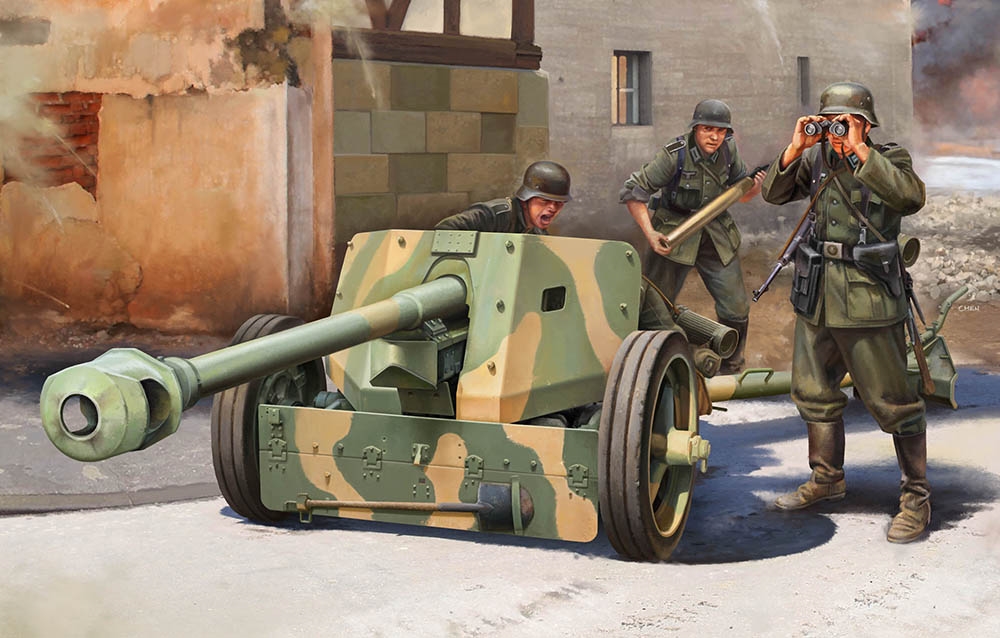 German Army PaK 40 7.5cm Anti-Tank Gun