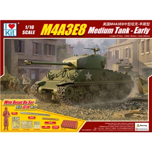 US M4A3E8 Sherman Easy Eight, WWII Medium Tank Early