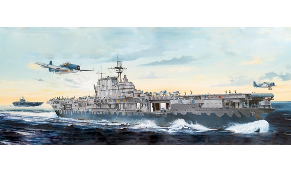 US Navy USS Hornet CV-8 Aircraft Carrier Ship
