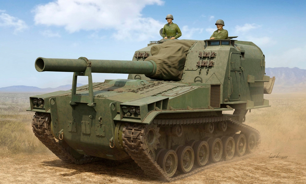 US Army M53 155mm Self-propelled Howitzer