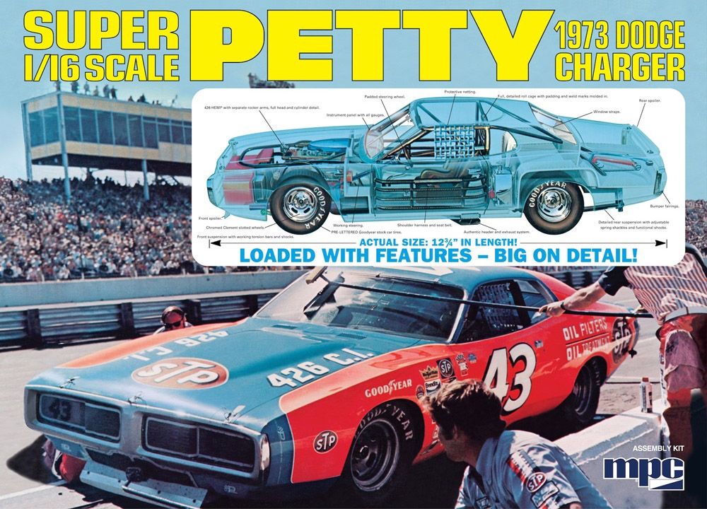 Richard Petty 1973 Dodge Charger Car