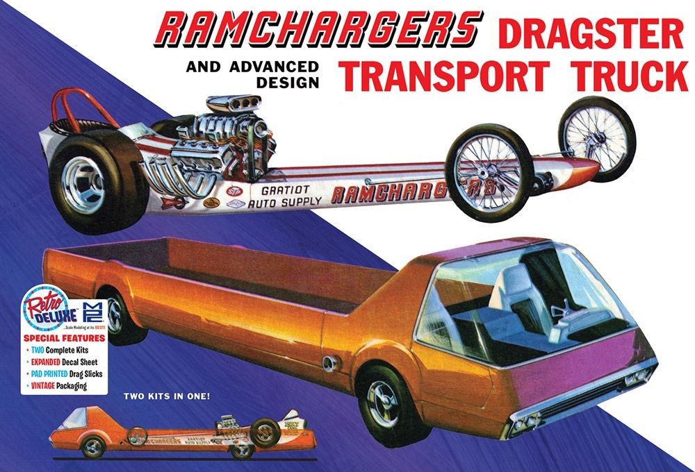 Ramchargers Dragster Car & Transporter Truck