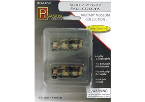 German Army SdKfz 251/22 Fall Half-Track Vehicles (Qty 2)