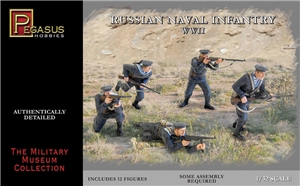 WWII Russian Naval Infantry Figures (Qty 12)