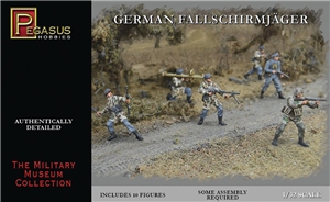 WWII German Fallschirmjäger Figures (Qty 10)