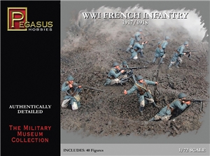 WWI French Infantry Figures (Qty 40)