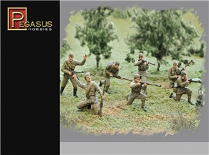 WWII Russian Infantry Summer Figures (Qty 40)