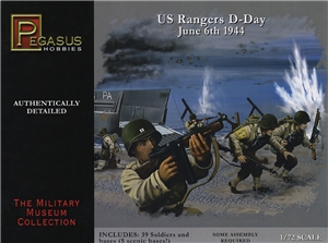 WWII US Rangers D-Day Figures (Qty 39)