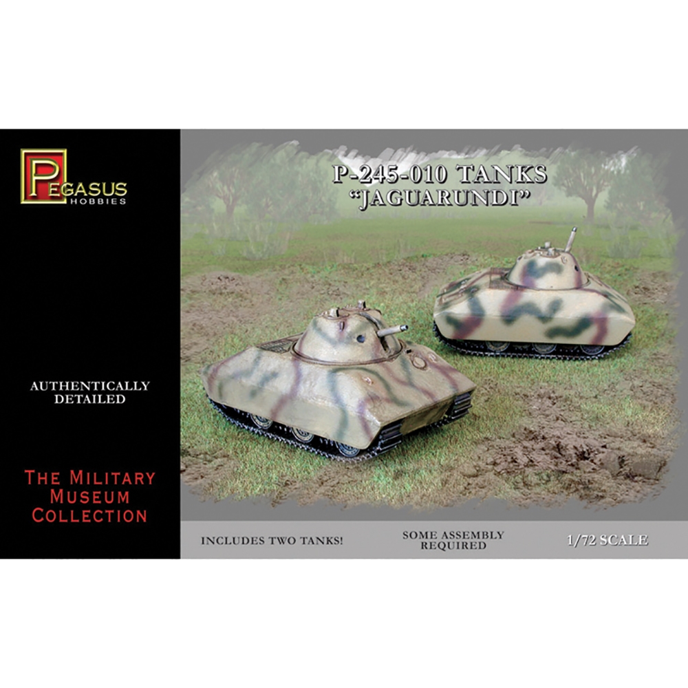 Jaguarundi WWII Experimental Tanks (2 per box)