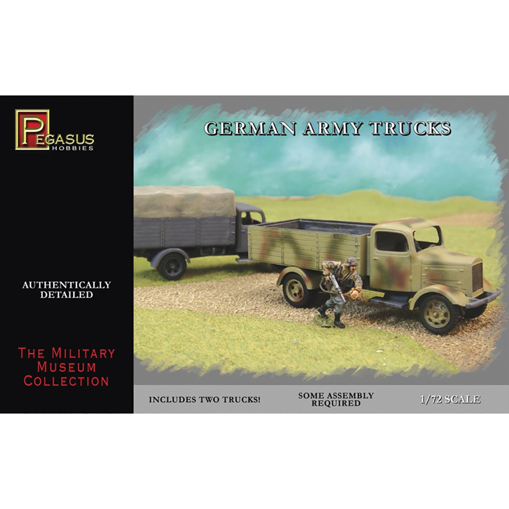 German Army Trucks (2 per box)