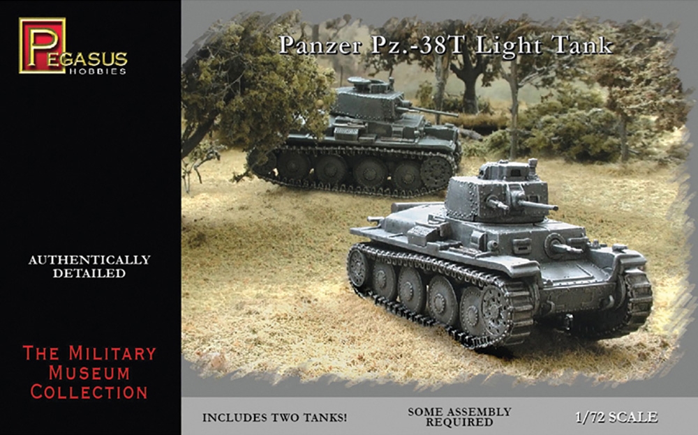German Panzer 38t Light Tanks (Qty 2)