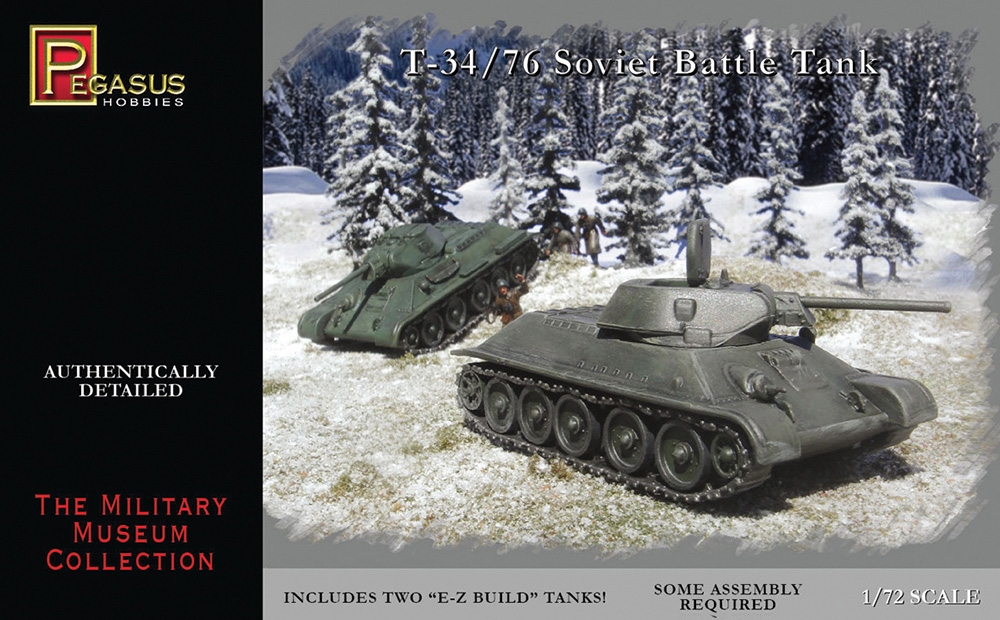 Soviet Army T-34/76 Medium Tanks (Qty 2)