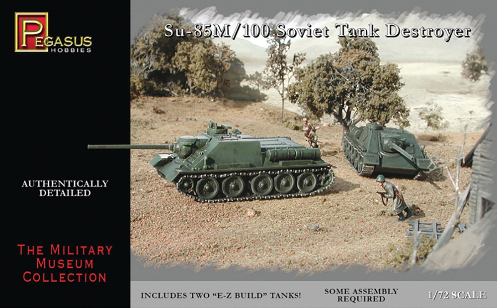 Soviet Army Su-85/100 Tank Destroyers (Qty 2)