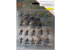 WWII German Fallschirmjagers Prepainted Figures (Qty 20)