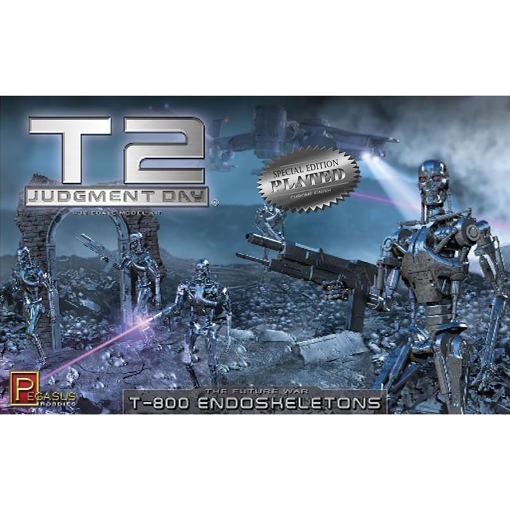 Chrome Plated T2 T-800 Endoskeletons (kit)