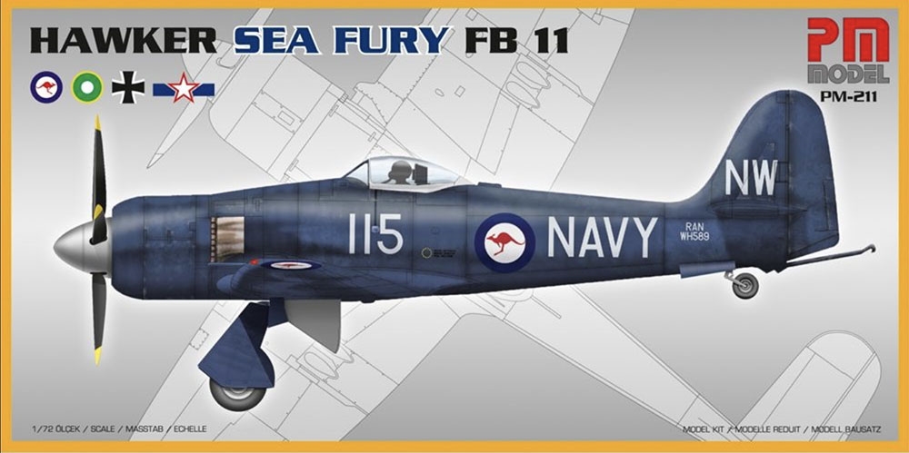 Hawker Sea Fury FB-11 Fighter Aircraft
