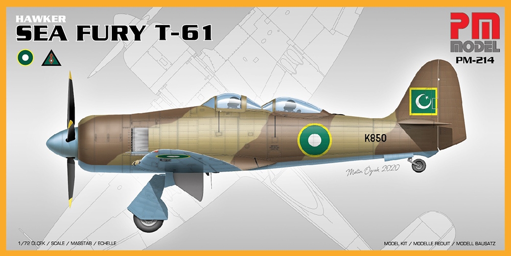 Hawker Sea Fury T-61 Fighter Aircraft