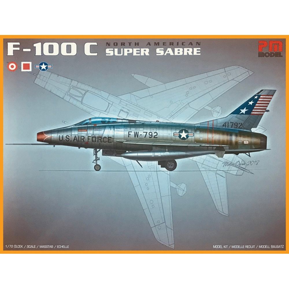 US Air Force F-100C Super Sabre Fighter Aircraft