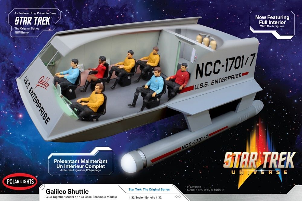 Star Trek The Original Series Galileo Shuttle with Full Interior