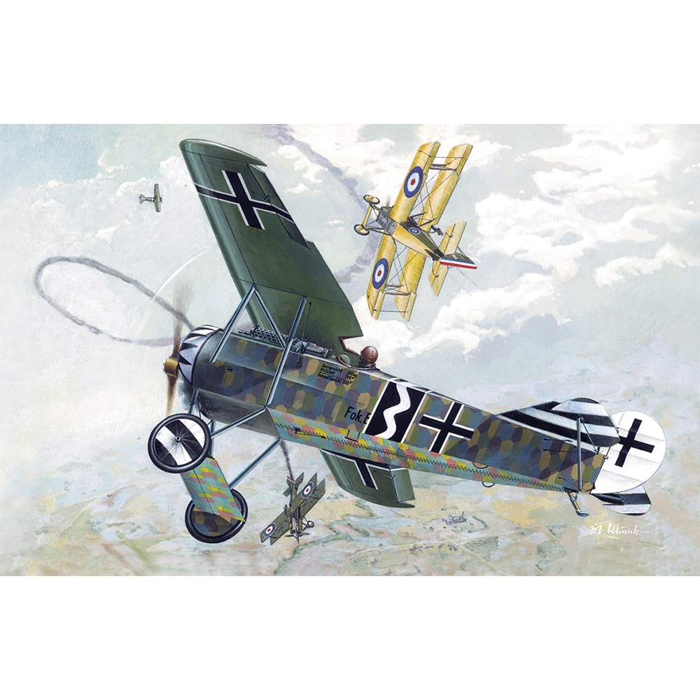 Fokker E.V/D.VIII, Ger/Dutch/Polish 1918