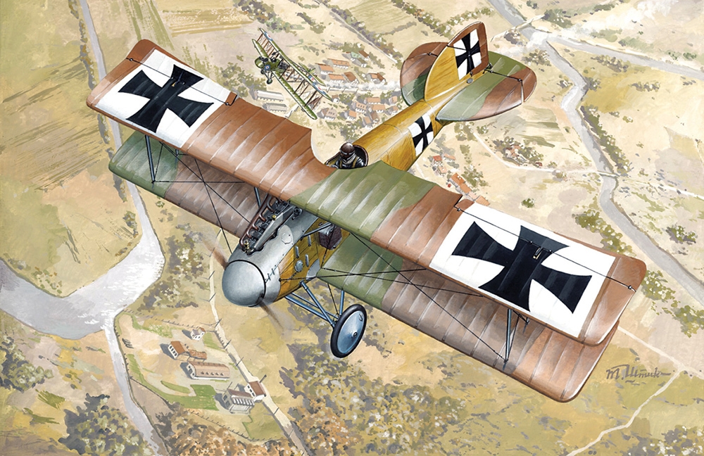 German Air Force Albatros D.II WWI Fighter Aircraft