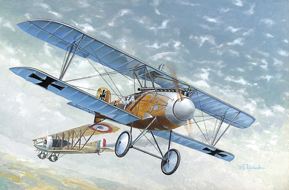 German Air Force Albatros D.III WWI Fighter Aircraft