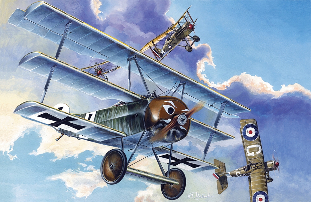 German Air Force F.I WWI 1917 Prototype Fighter Aircraft