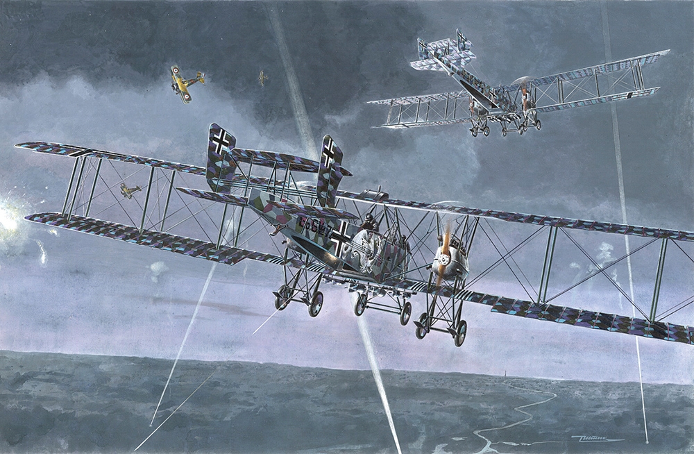 German Air Force Gotha G.Va/Vb WWI Bomber Aircraft