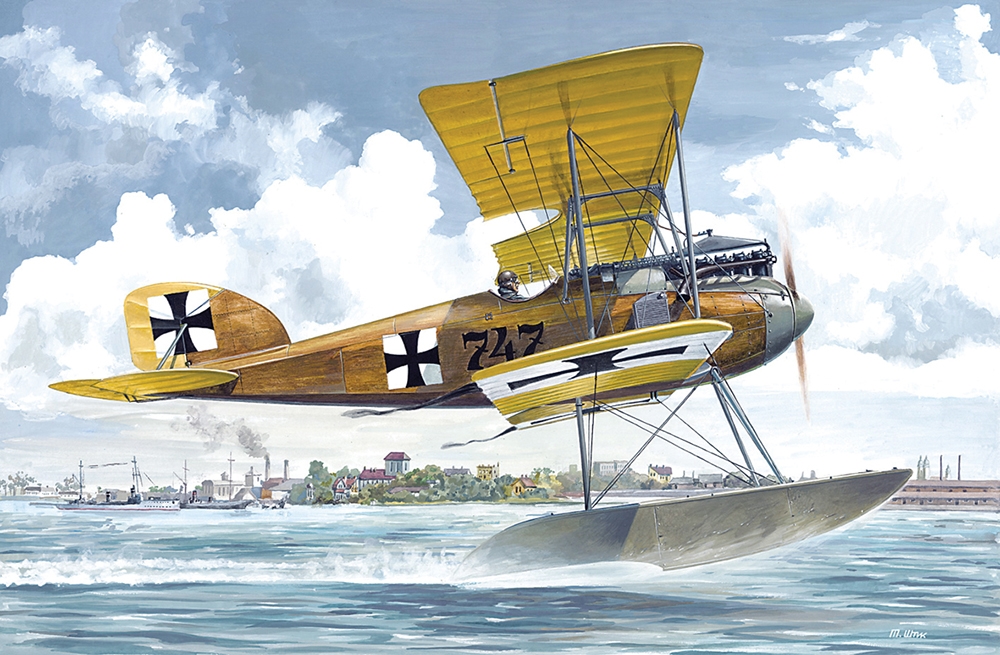 German Air Force Albatros W4 Early WWI Fighter Aircraft