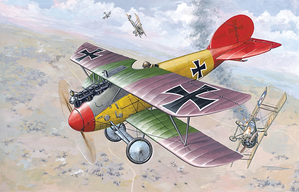 German Air Force Albatros D.Va WWI Fighter Aircraft