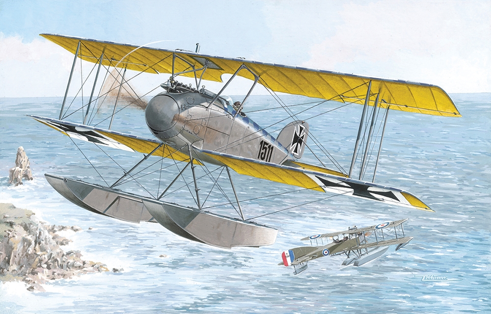 German Air Force Albatros D.Va WWI Fighter Aircraft