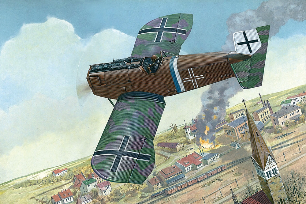 German Air Force Junkers D.I Late WWI Fighter Aircraft