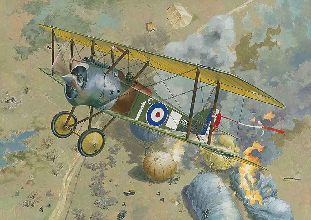 British Royal Air Force Sopwith F.1 Camel WWI Fighter Aircraft
