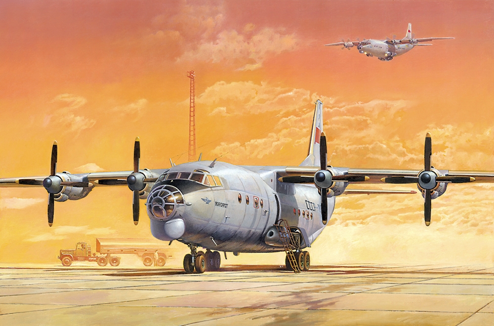 Soviet Air Force An-12BK 'Cub' Transport Aircraft