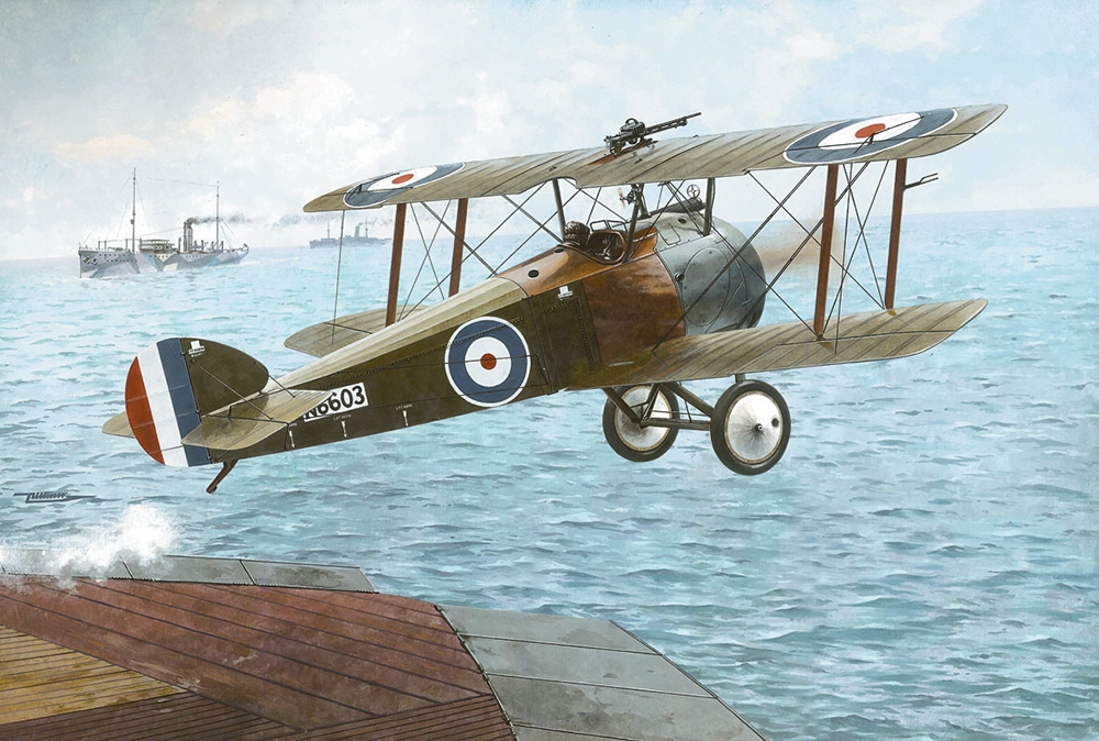 British Royal Air Force Sopwith 2F.1 Camel WWI Fighter Aircraft