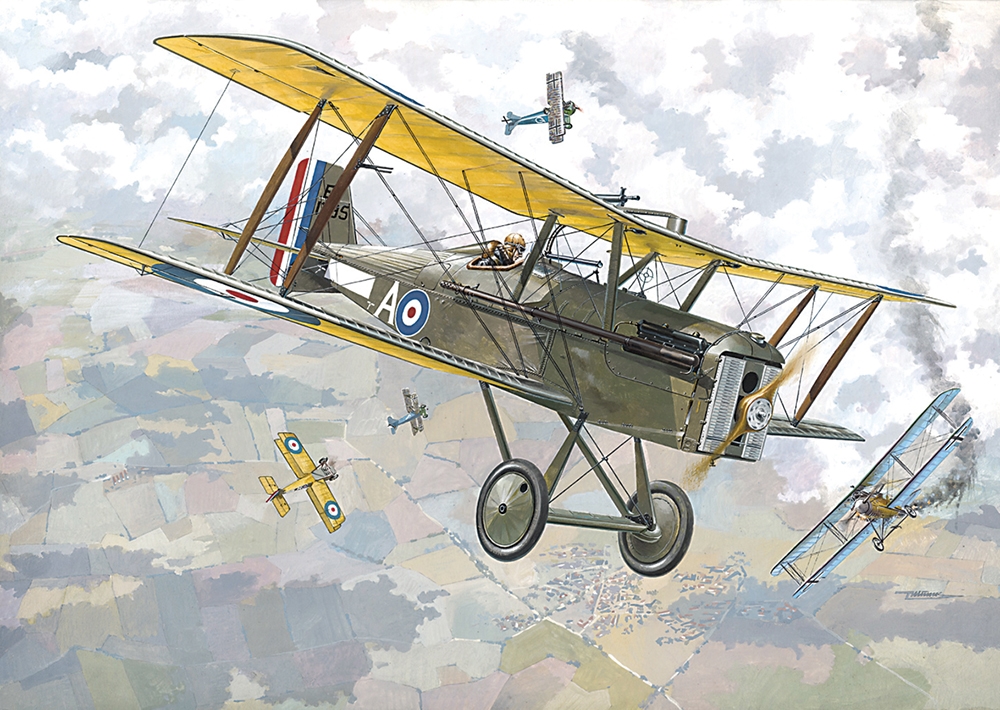 British Royal Air Force S.E.5a w/ Wolseley Viper WWI Fighter Aircraft