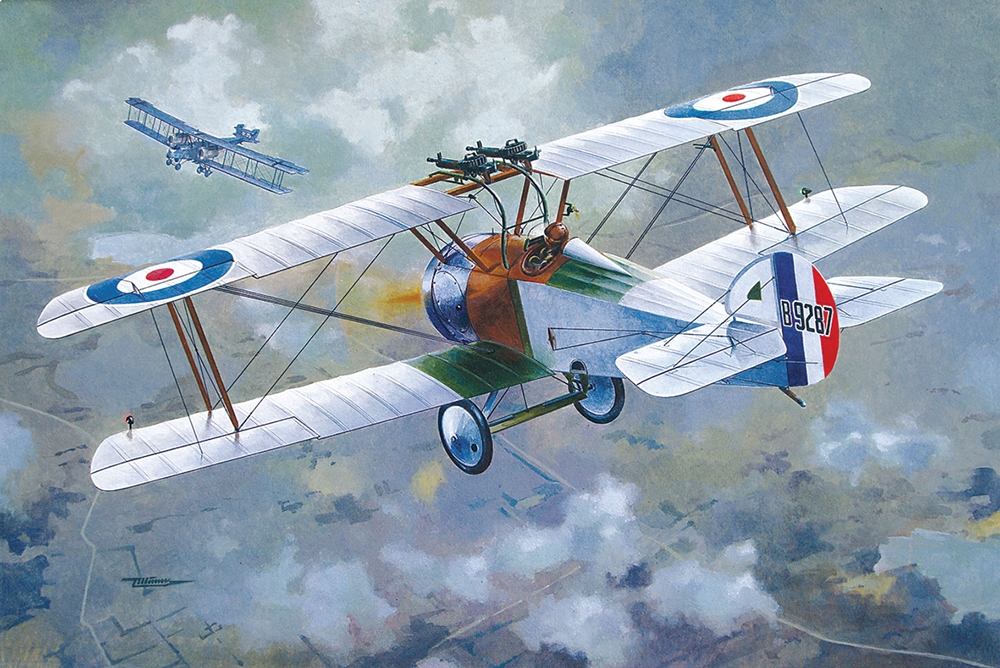 British Royal Air Force Sopwith Comic WWI Fighter Aircraft