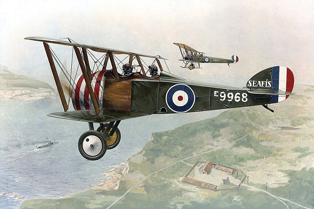 British Royal Air Force Sopwith F.1 Camel 2-Seat Trainer Aircraft