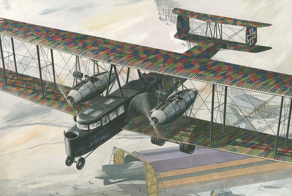 German Air Force Zeppelin Staaken R.VI 27/16 WWI Bomber Aircraft