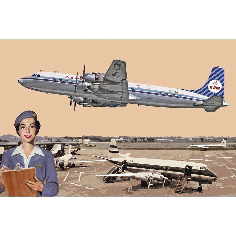 US Douglas DC-7C Royal Dutch Airlines (KLM) Passenger Aircraft