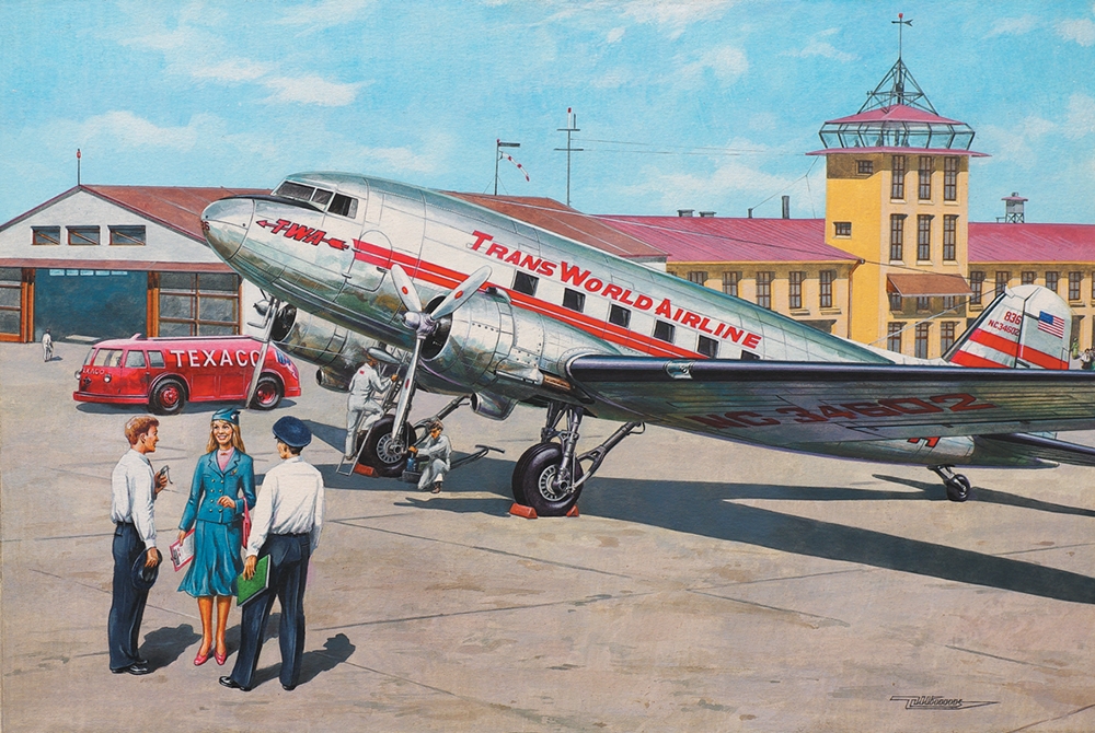 US Douglas DC-3 Passenger Plane