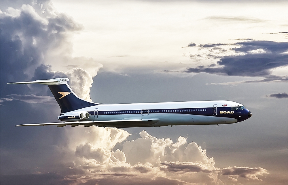 British Vickers Super VC10 Type 1151 BOAC Passenger Aircraft