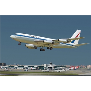 US 1960 Boeing 720 United Airlines Passenger Aircraft