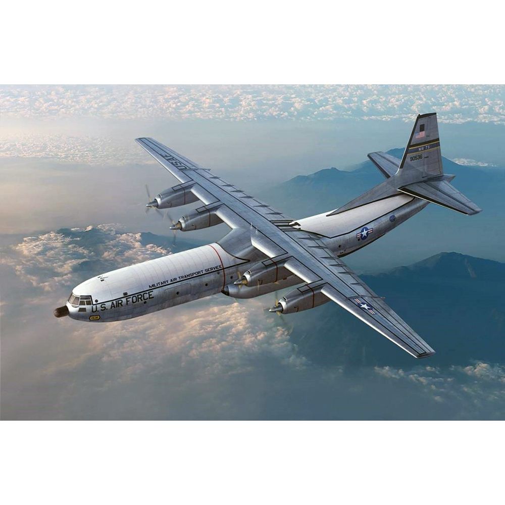 US Air Force C-133B Cargomaster Military Transport Aircraft