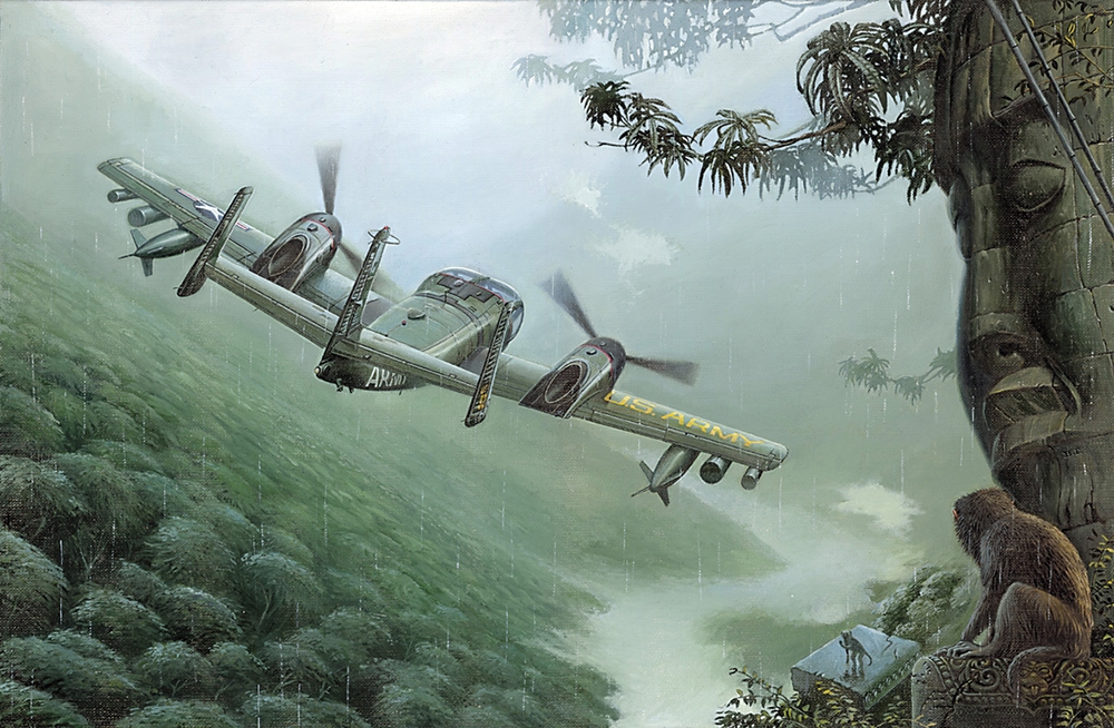 US Army OV-1A/JOV-1A Mohawk Observation & Attack Aircraft