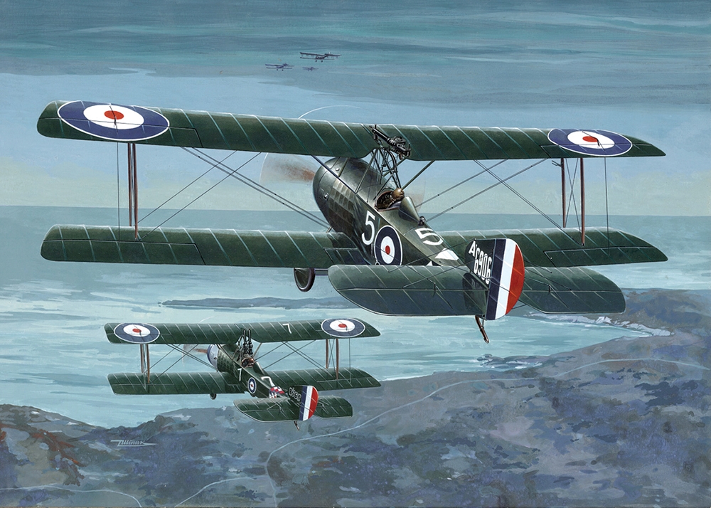 British Royal Air Force Sopwith 1½ Strutter Comic Fighter Aircraft