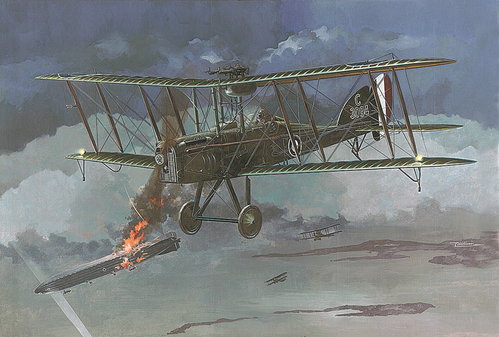 British Royal Air Force B.E.12b Fighter Aircraft